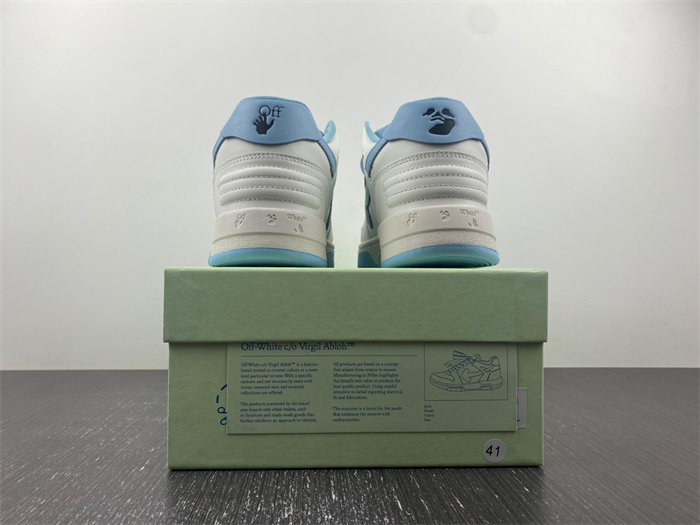 OFF-WHITE Out Of Office white and green