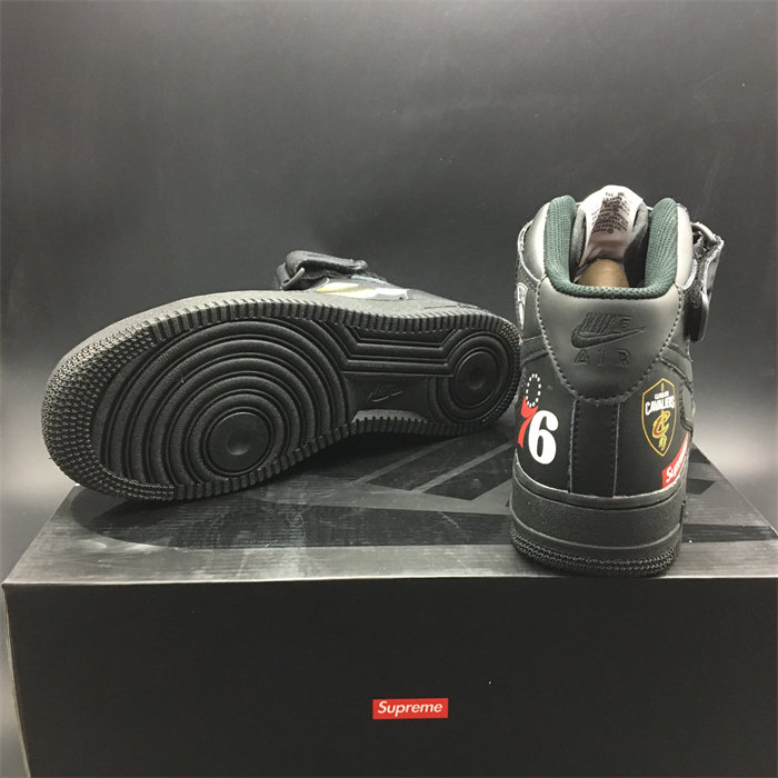 nike air force 1 mid S*p*e nba black aq8017-001