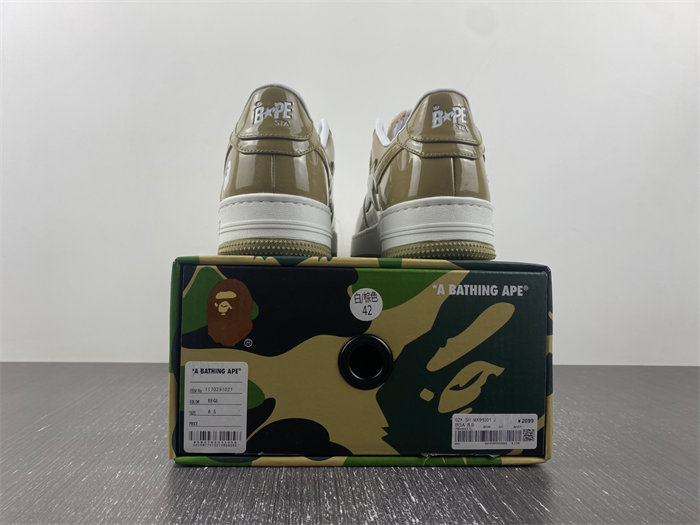 BAPE STA White-green