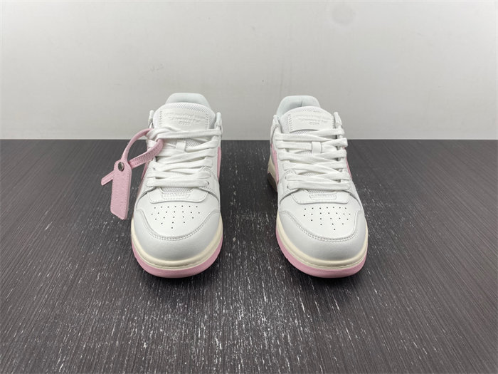 OFF-WHITE Out Of Office OOO Low Tops White Light Pink OWIA259F21LEA0010130