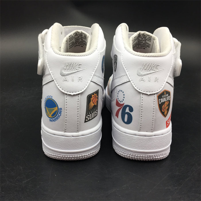nike air force 1 mid S*p*e nba white aq8017-100