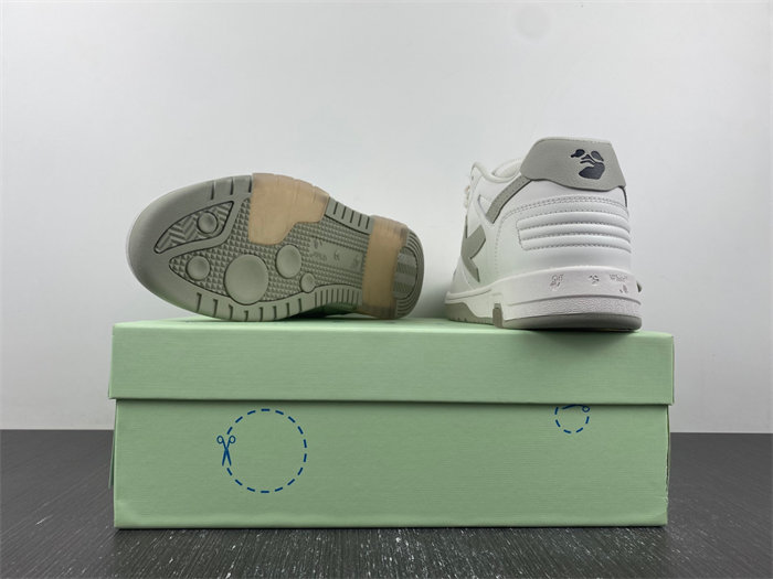 OFF-WHITE Out Of Office "OOO" Low Tops White Grey OM1A189F21LEA0010161