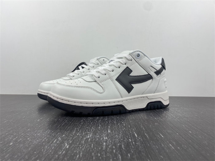 OFF-WHITE Out Of Office OOO 30 MM Low Tops Black White Blue OMIA189C99LEA0010110