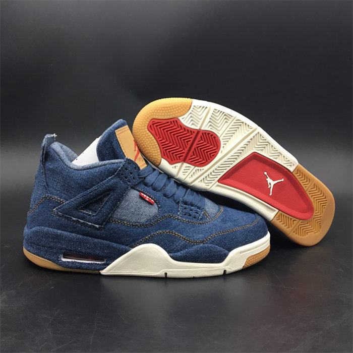 Jordan4 Levi''s Denim (Blank Tag) AO2571-401