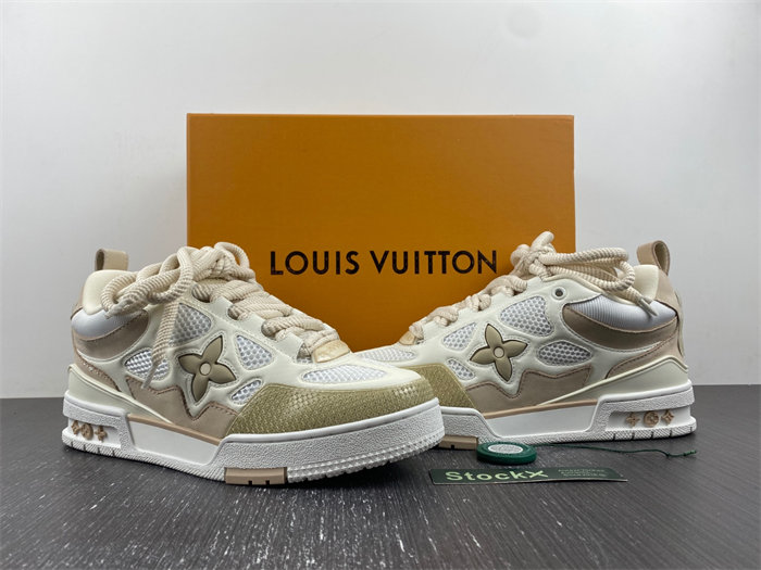 l**is V*t*n lv skate sneaker beige white 1aarqh