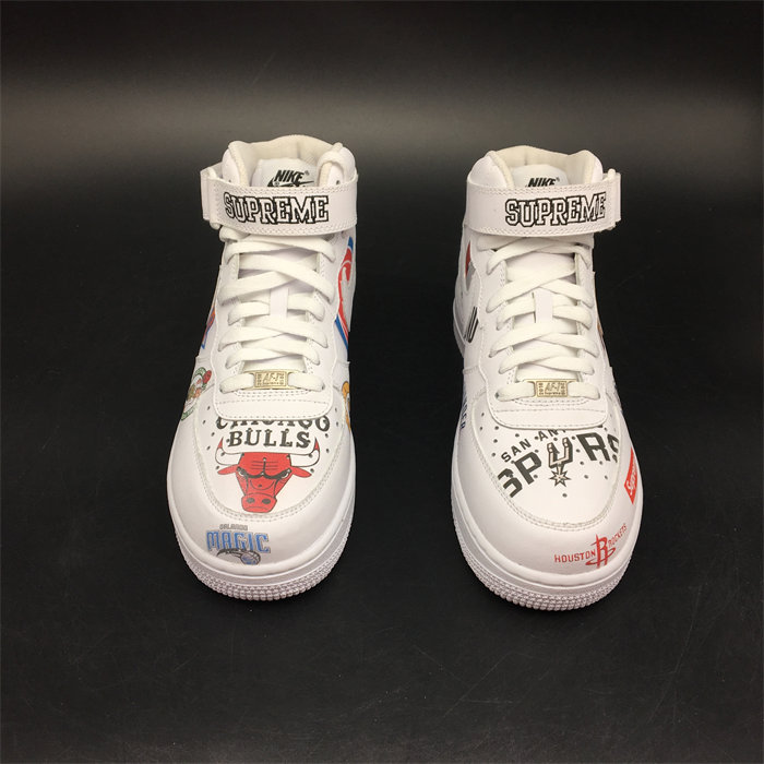 nike air force 1 mid S*p*e nba white aq8017-100