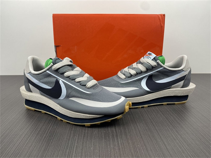 Nike LD Waffle sacai CLOT Kiss of Death 2 Cool Grey