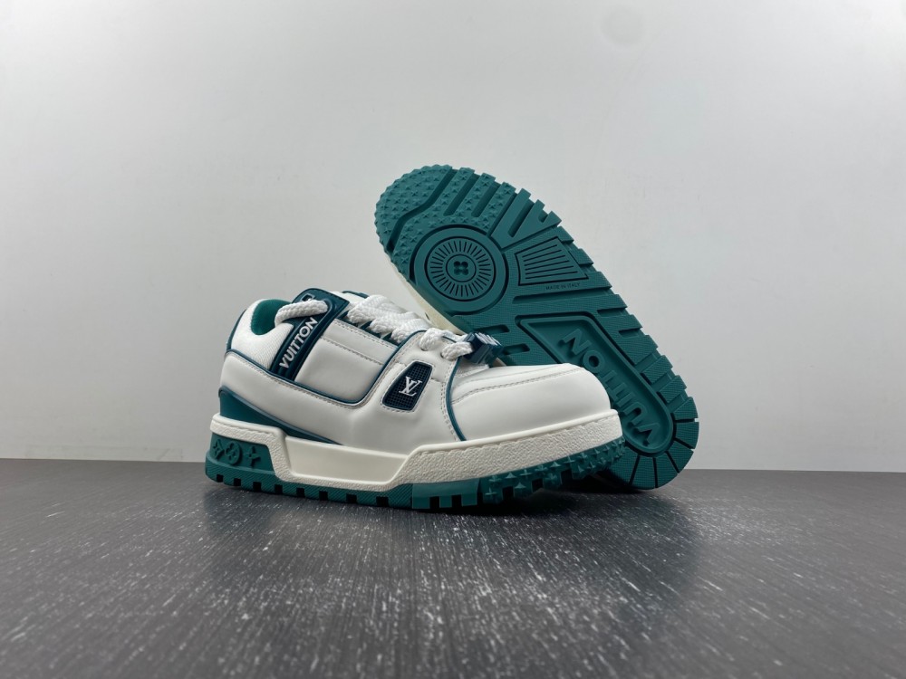l**is V*t*n lv trainer maxi sneaker white green