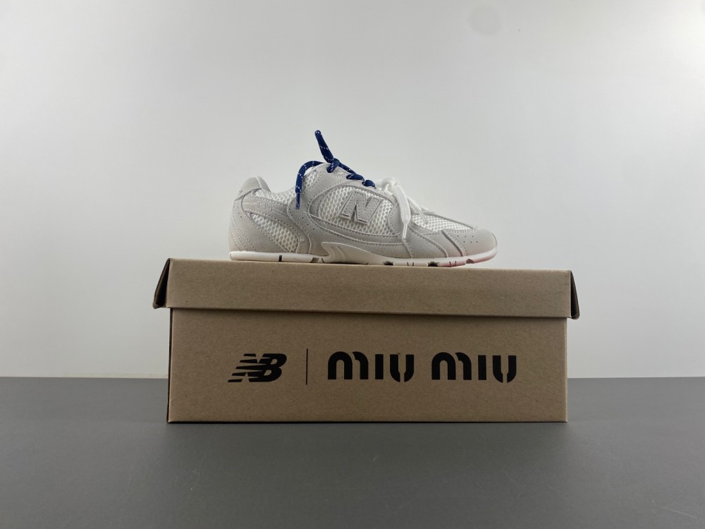 New Balance X Miu Miu 530 SL suede and mesh sneakers