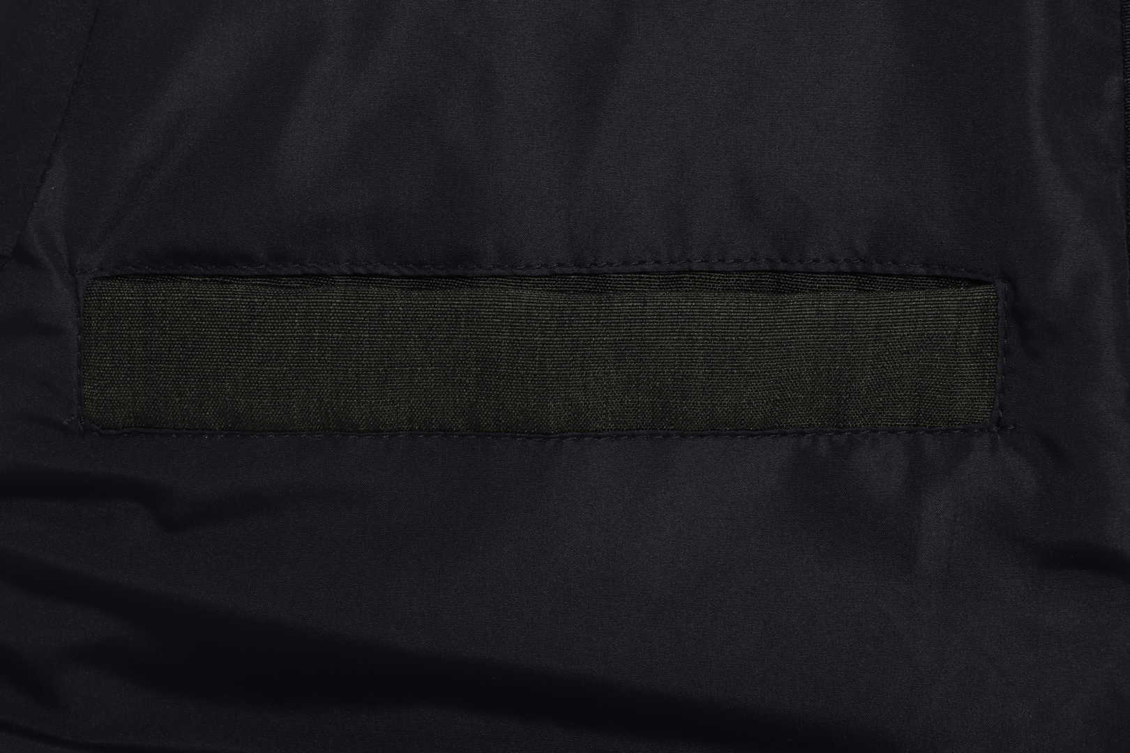 the n0*h F**e splicing contrast color large pocket functional down jacket