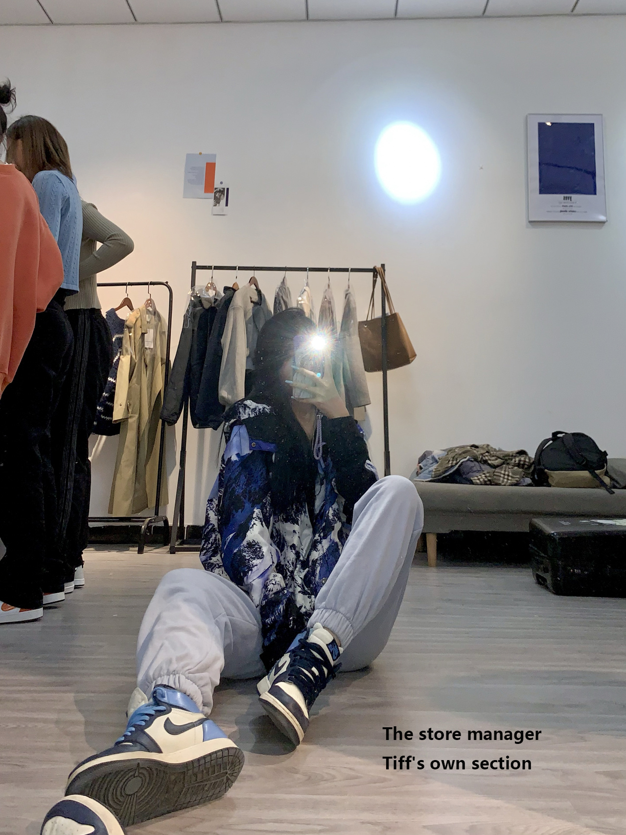 S*prem3 the n0*h f**e mountain parka blue/white