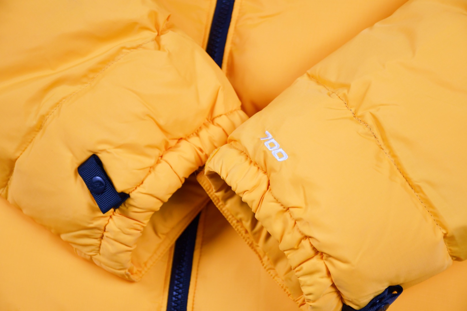 the n0*h f**e t*f  1996 down jacket yellow