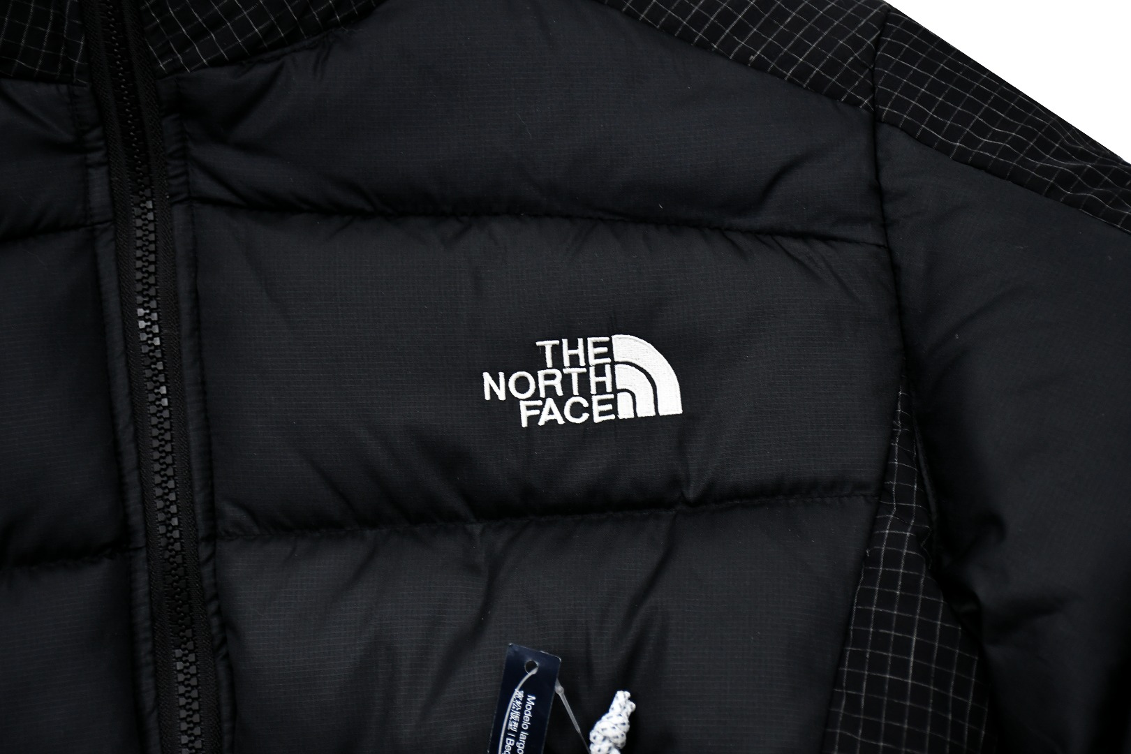 the n0*h f**e t*f padded high collar jacket