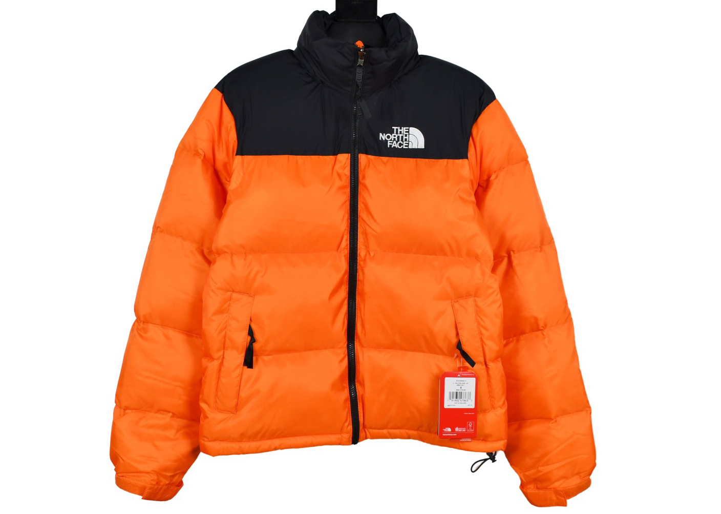 the n0*h f**e t*f  1996 down jacket orange