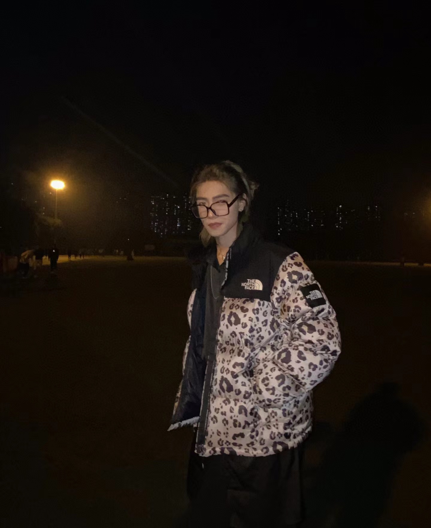 t*f*the n0*h f**e leopard down jacket