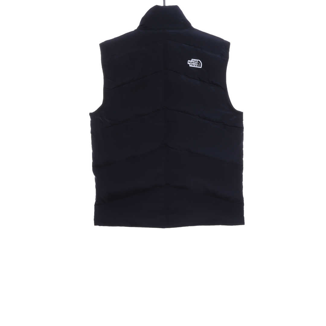 the n0*h F**e chest patch micro label down vest