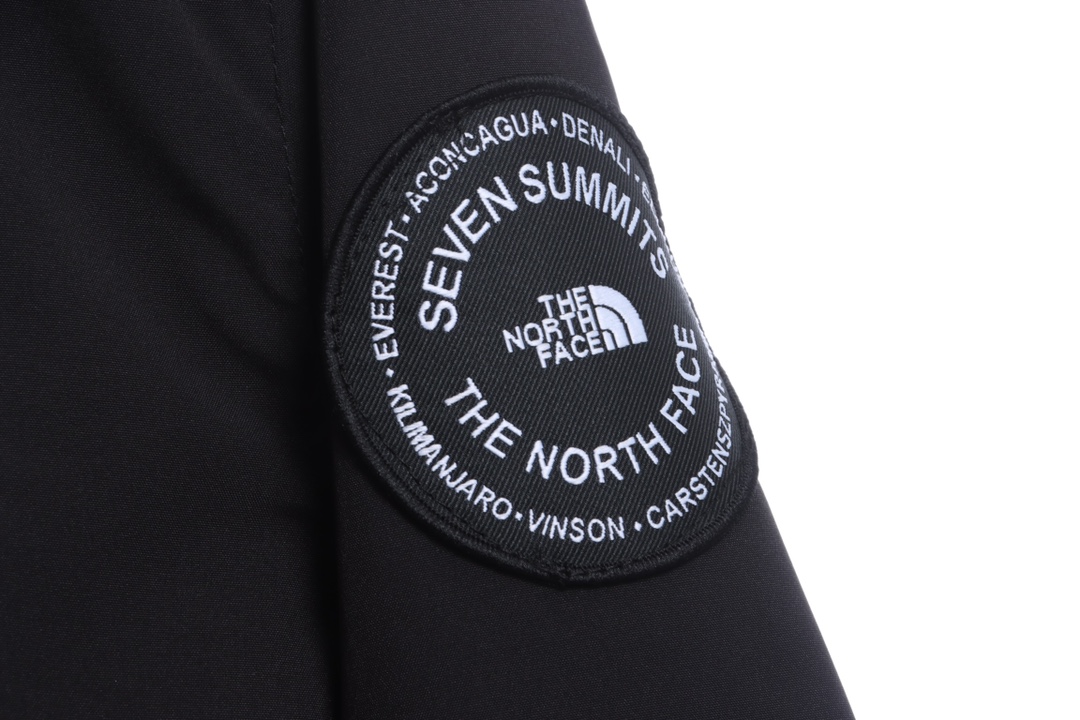 the n0*h F**e sleeve logo embroidered tech jacket