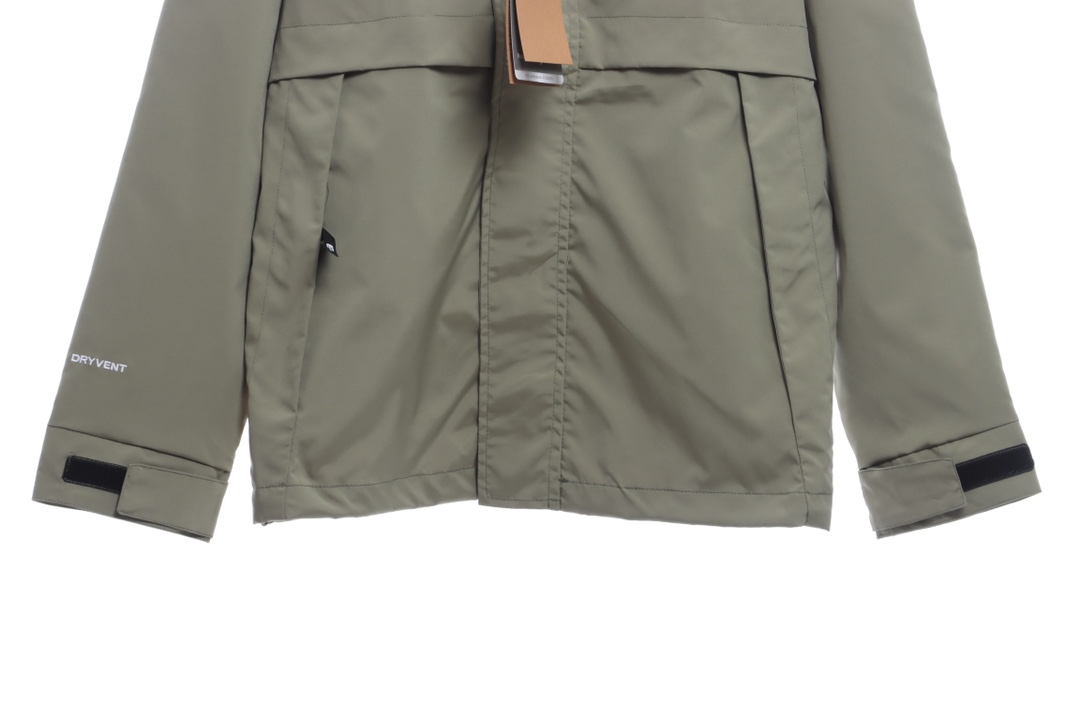 the n0*h F**e sleeve logo embroidered tech jacket