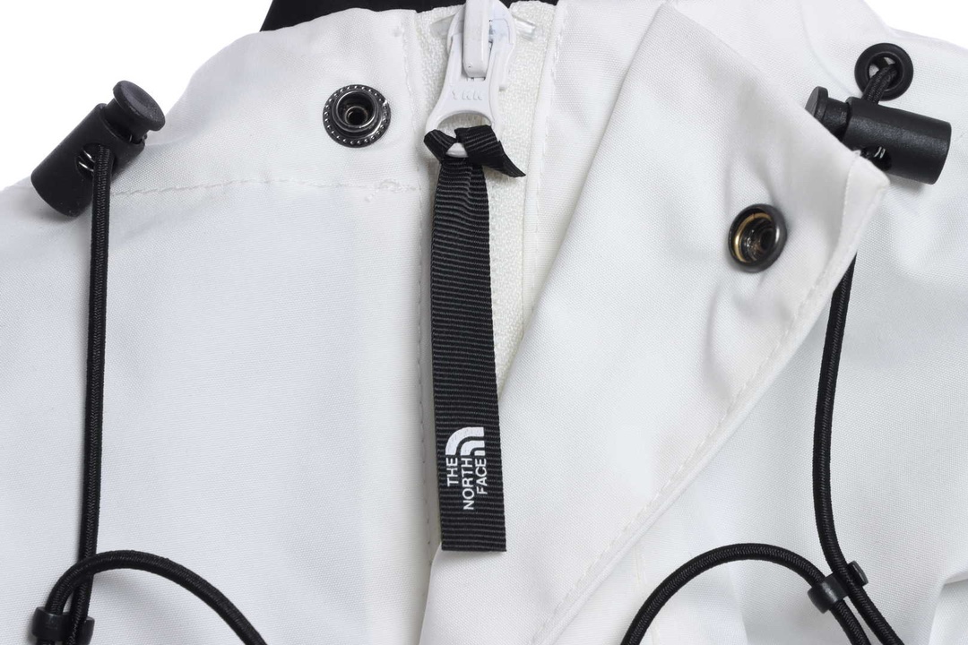 the n0*h F**e contrast color stitching jacket