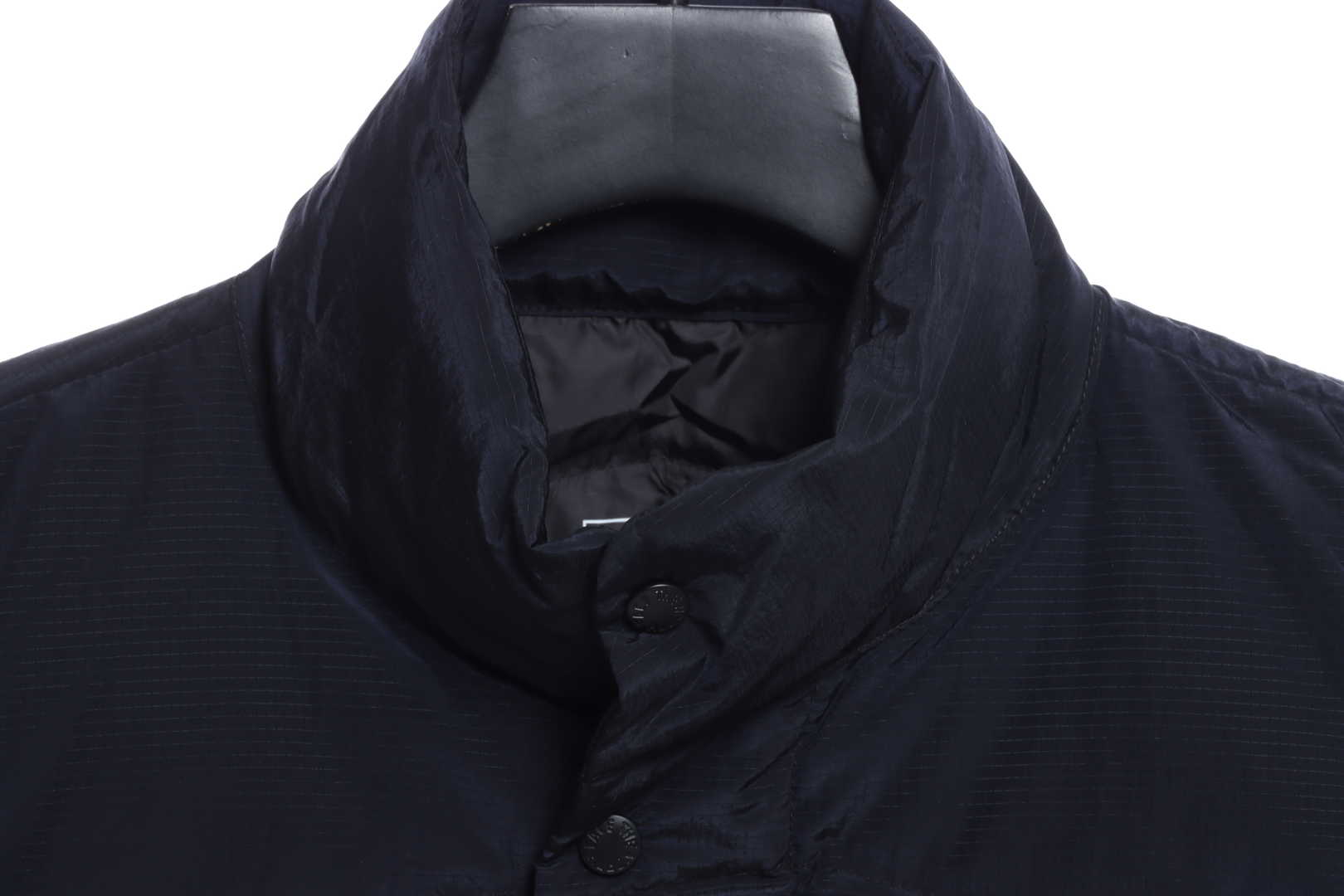 the n0*h F**e chest patch micro label down vest