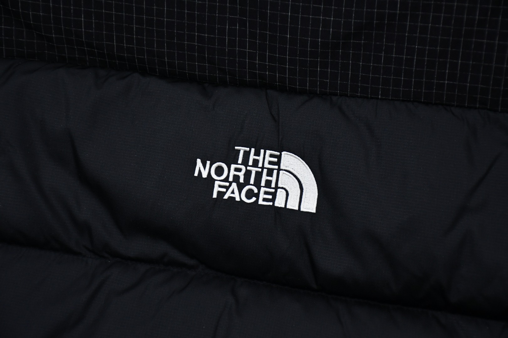 the n0*h f**e t*f padded high collar jacket