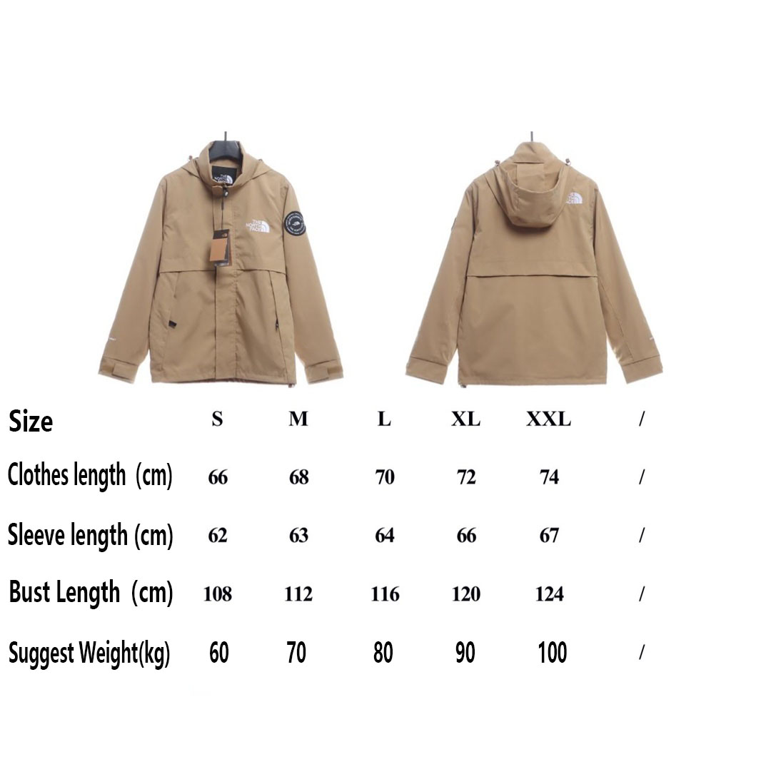 the n0*h F**e sleeve logo embroidered tech jacket