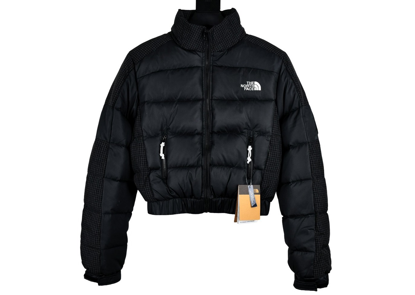 the n0*h f**e t*f padded high collar jacket