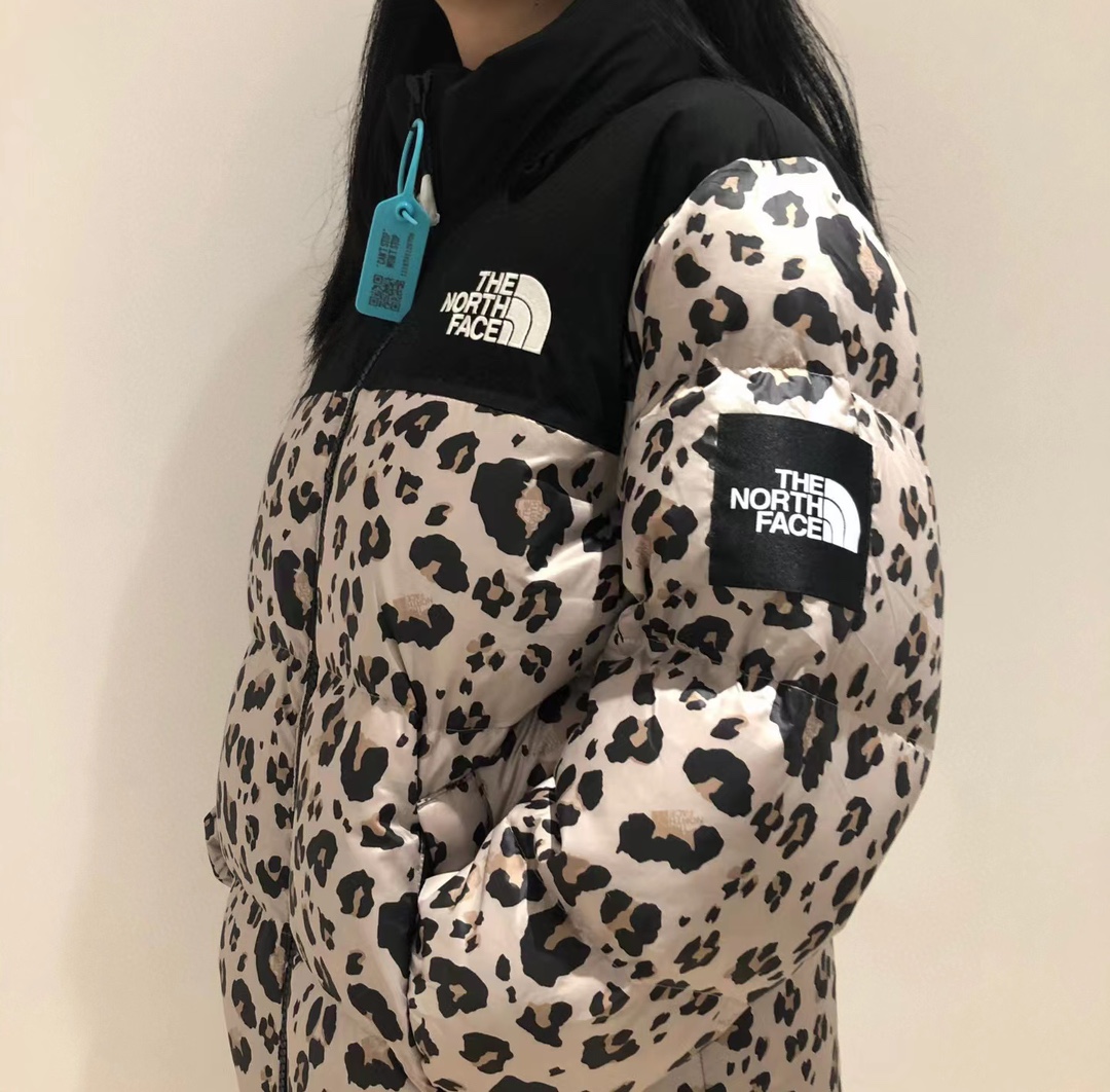 t*f*the n0*h f**e leopard down jacket
