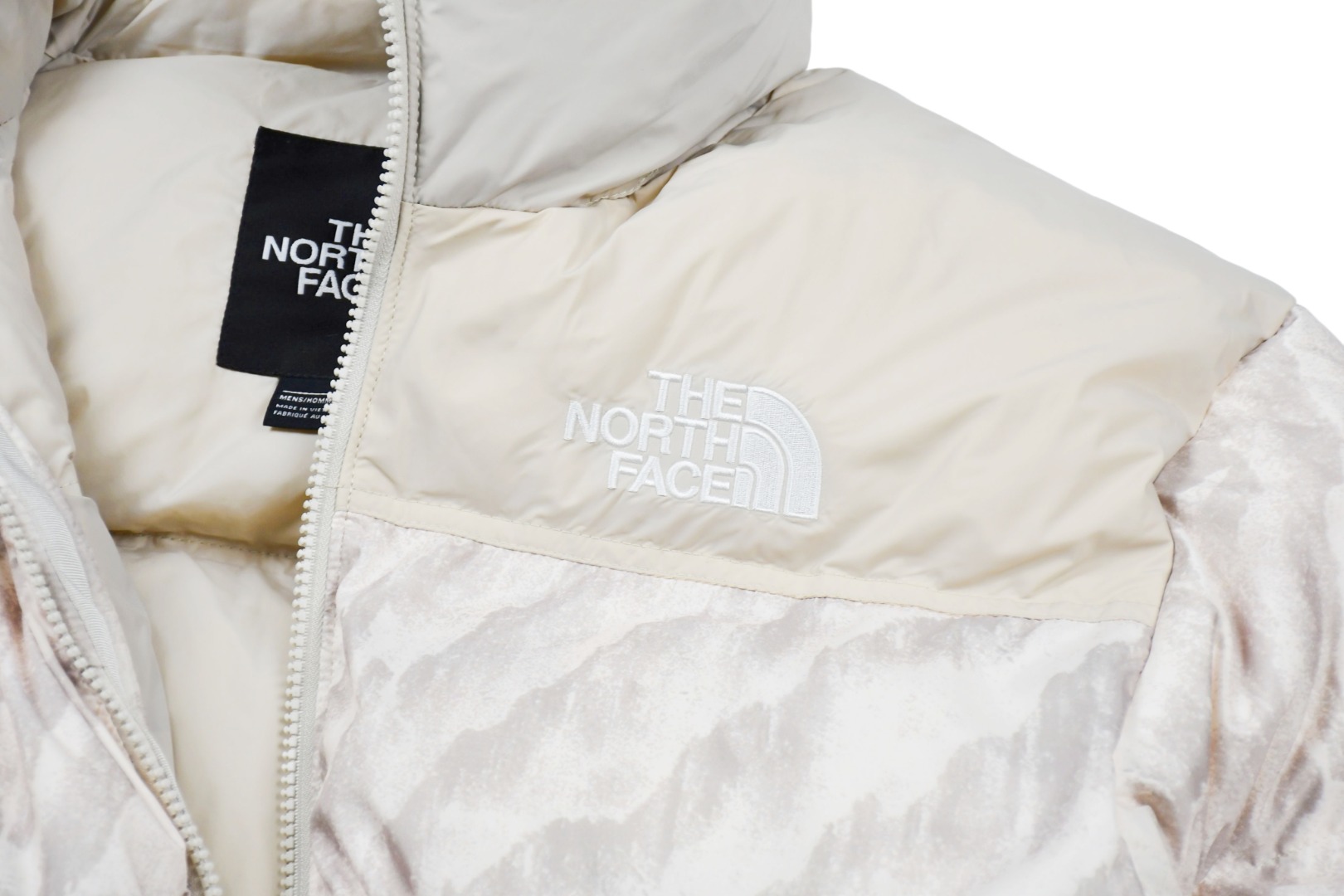 the n0*h f**e t*f  1996 down jacket nuptse beige