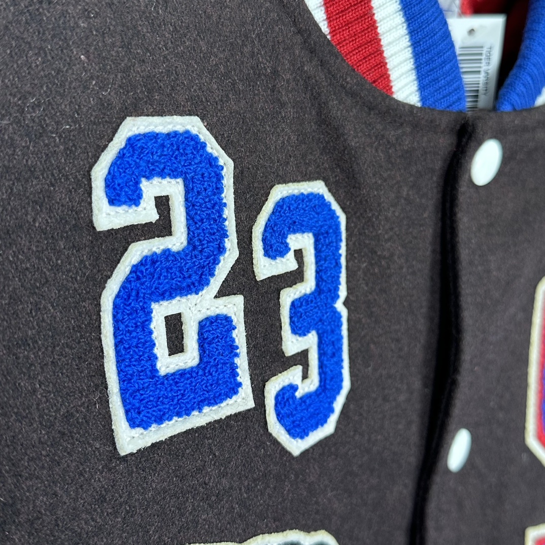 S*prem3 tiger varsity jacket 2023