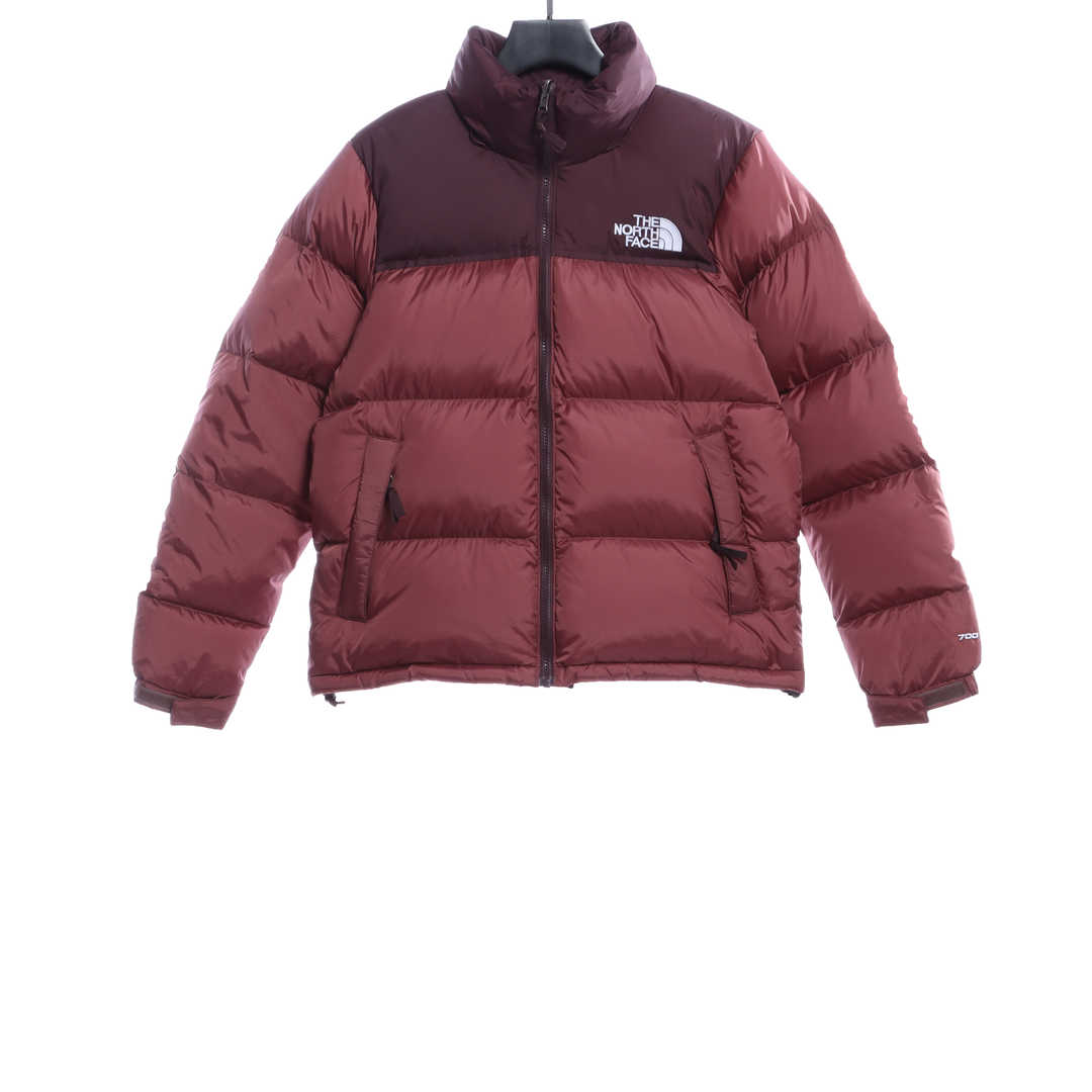 the n0*h F**e 96 red-brown down jacket