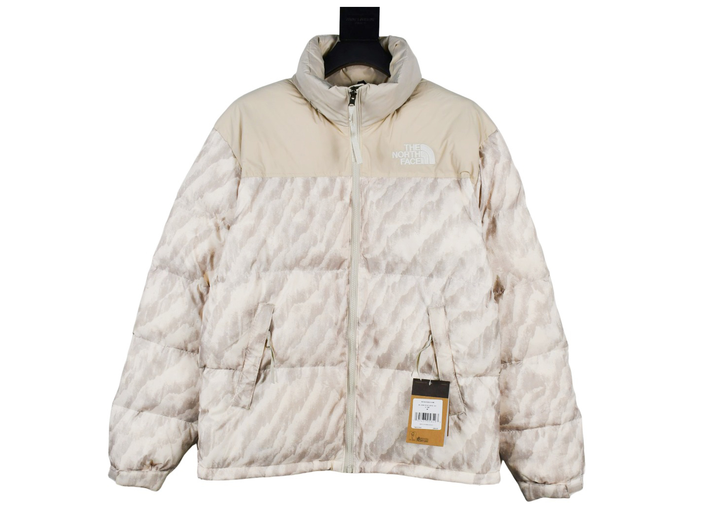 the n0*h f**e t*f  1996 down jacket nuptse beige