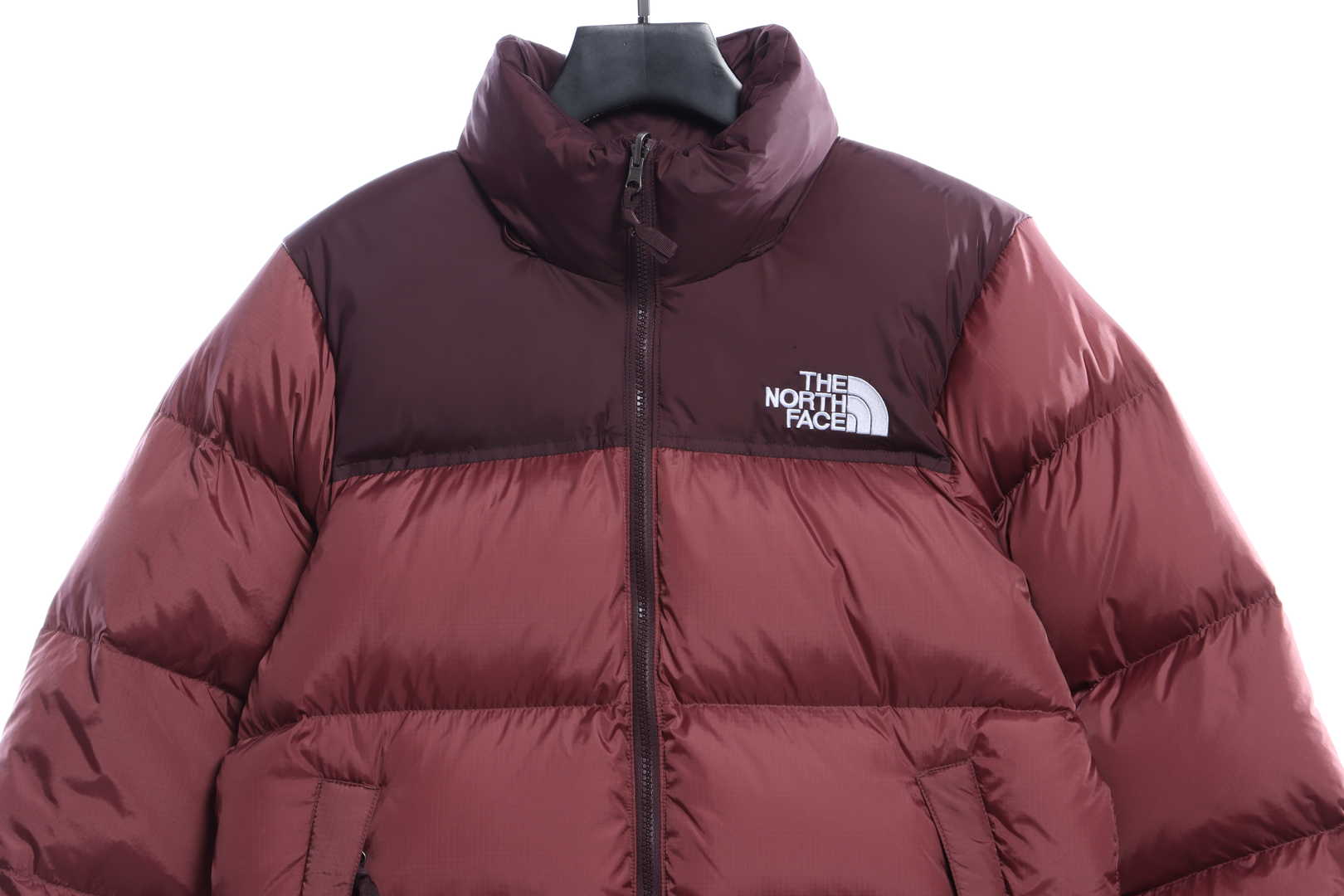 the n0*h F**e 96 red-brown down jacket