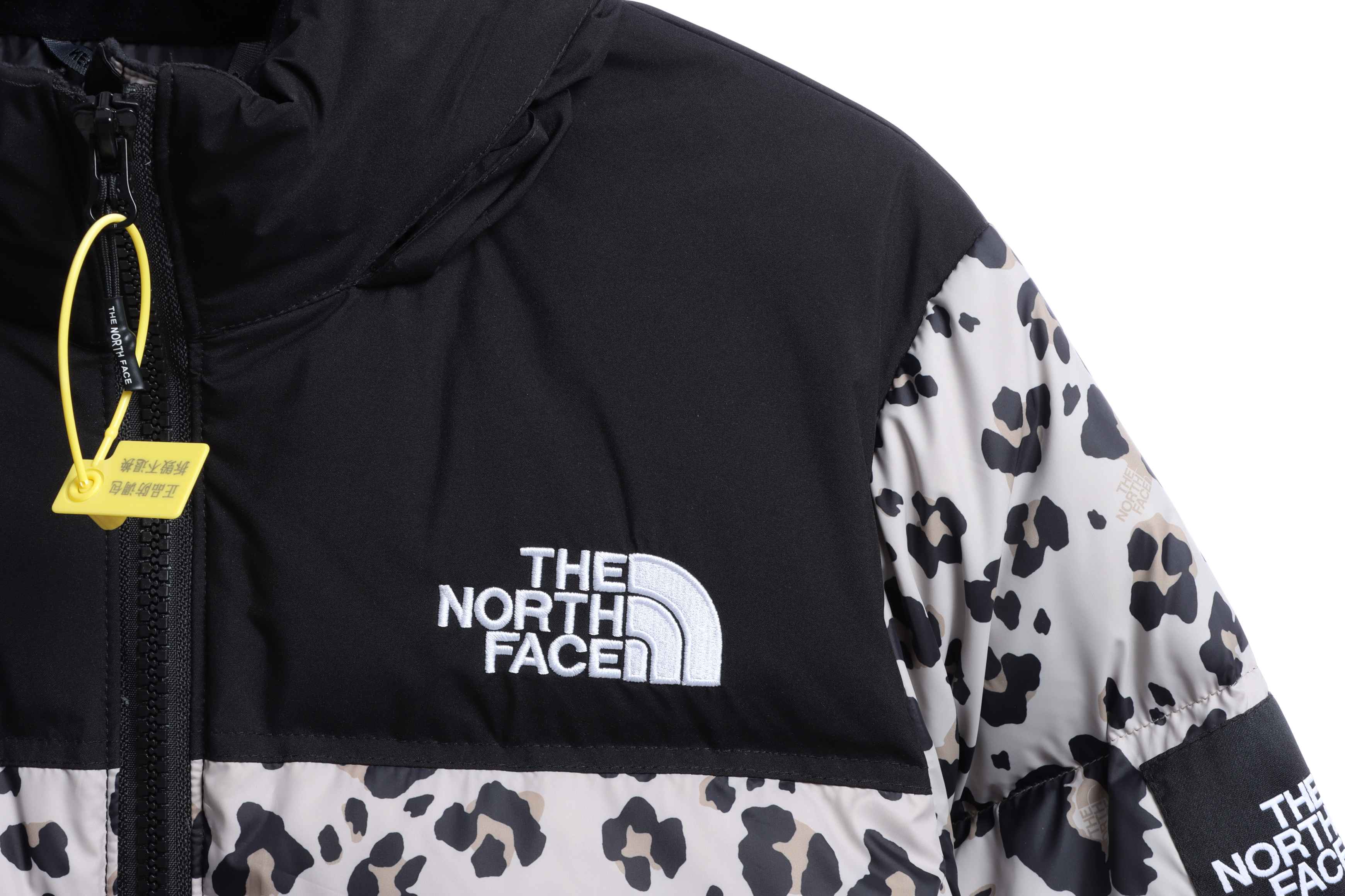 t*f*the n0*h f**e leopard down jacket