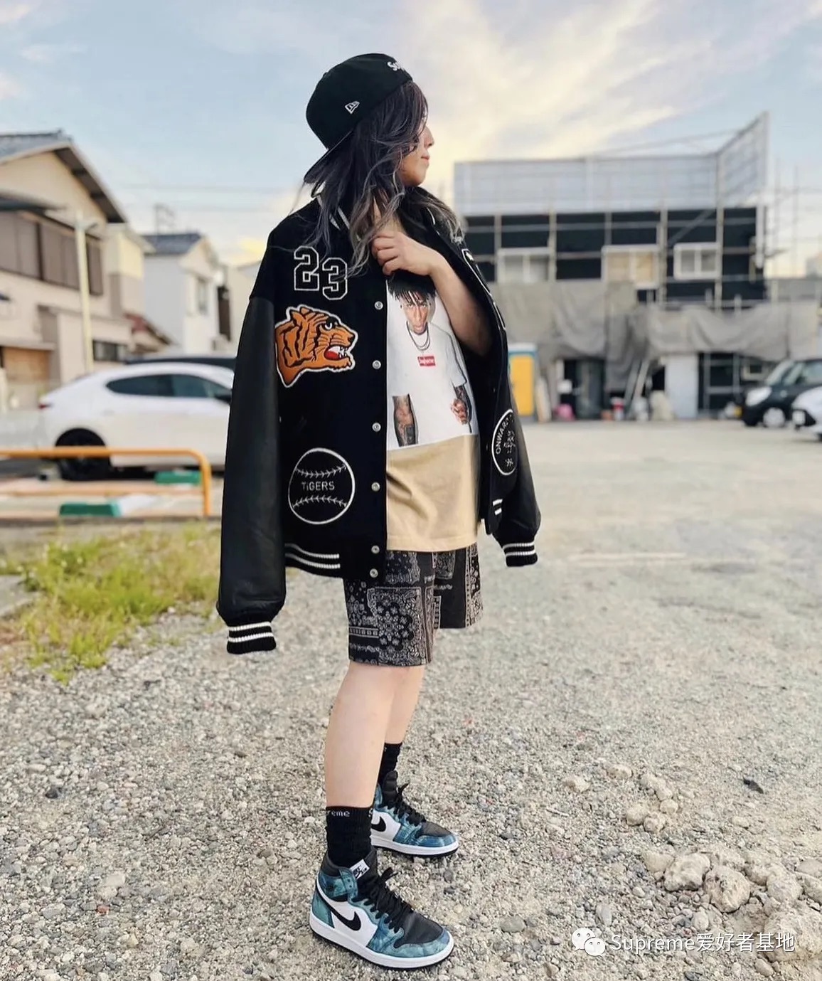 S*prem3 tiger varsity jacket 2023