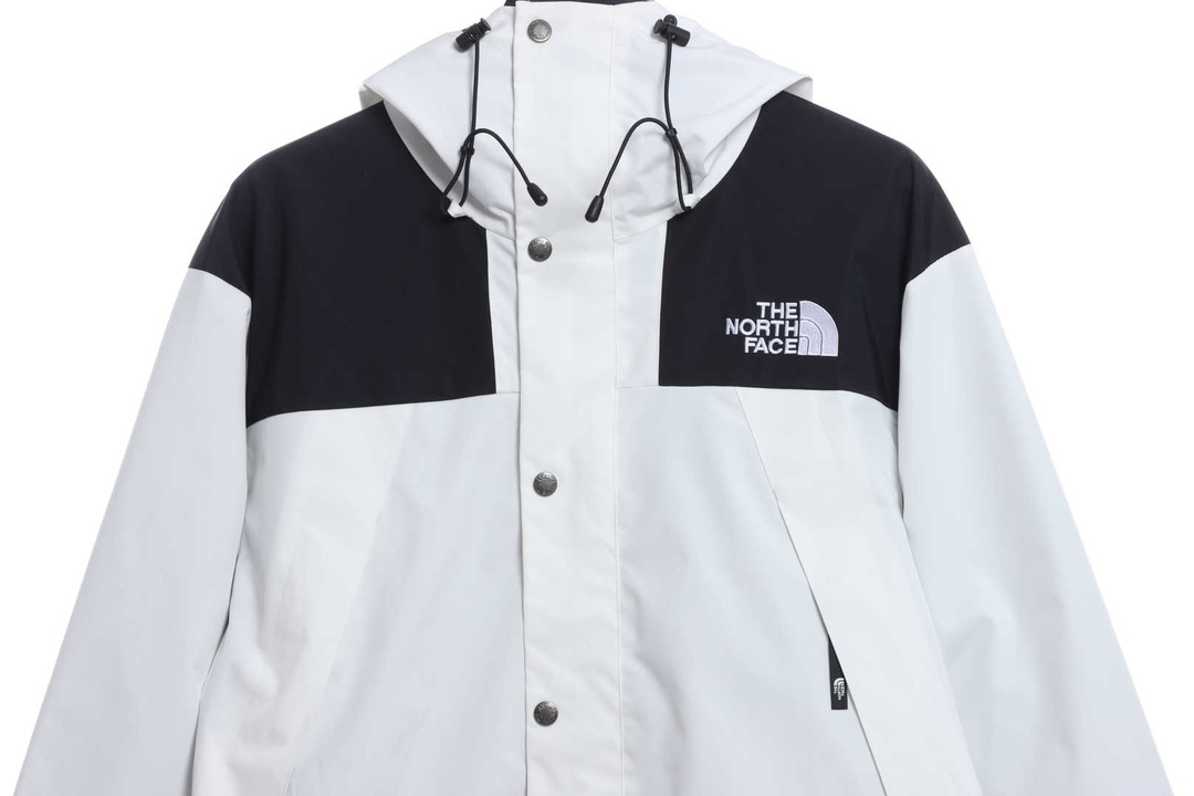 the n0*h F**e contrast color stitching jacket