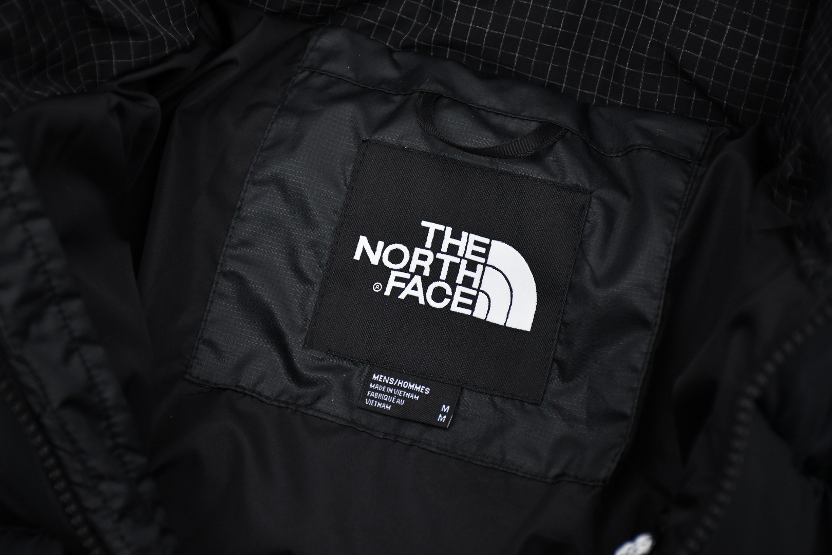 the n0*h f**e t*f padded high collar jacket