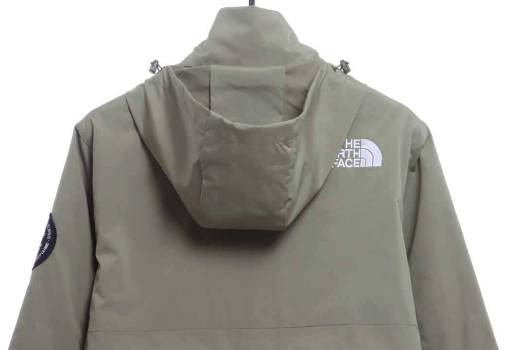 the n0*h F**e sleeve logo embroidered tech jacket