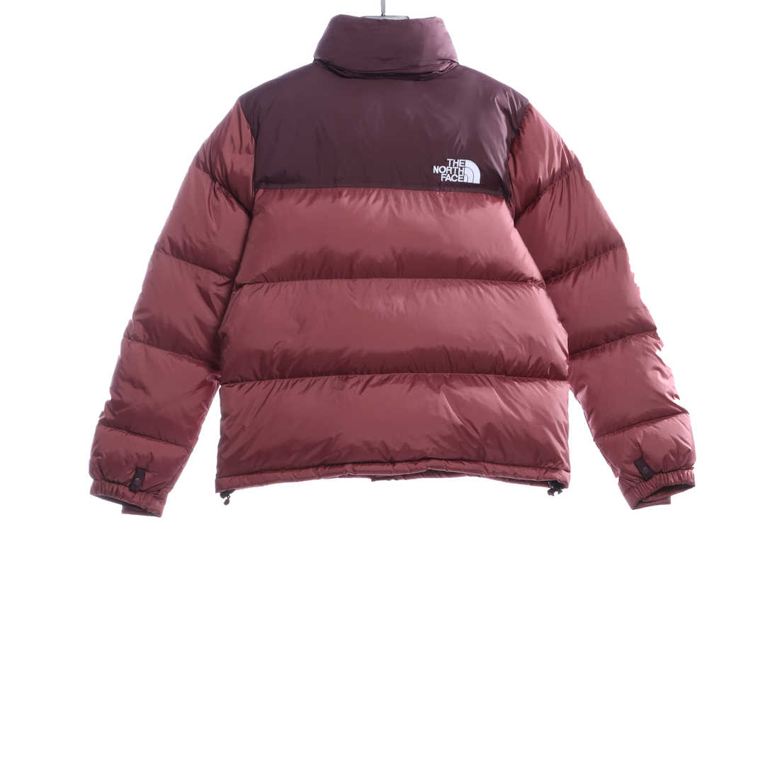 the n0*h F**e 96 red-brown down jacket