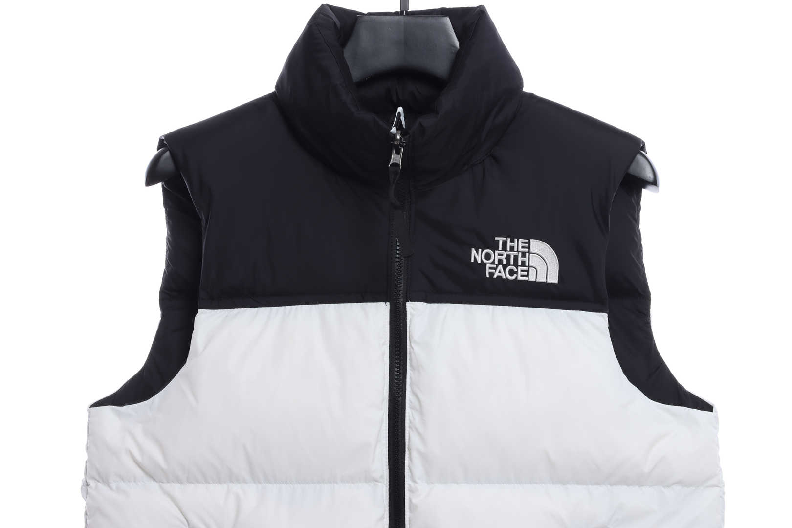 t*f 1996 basic down vest white