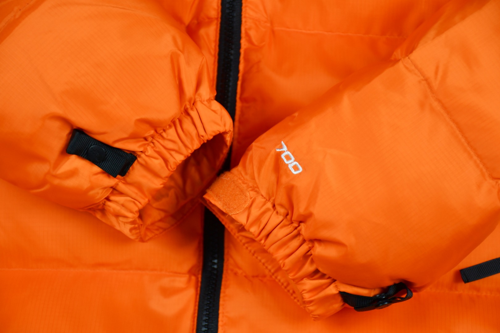 the n0*h f**e t*f  1996 down jacket orange