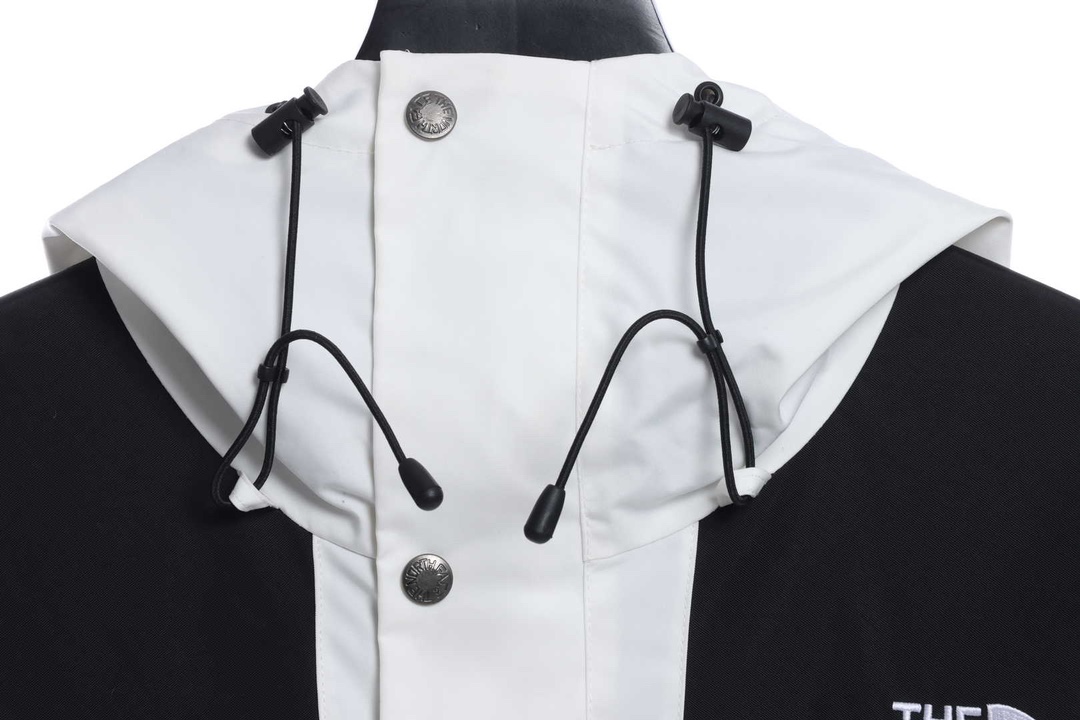 the n0*h F**e contrast color stitching jacket