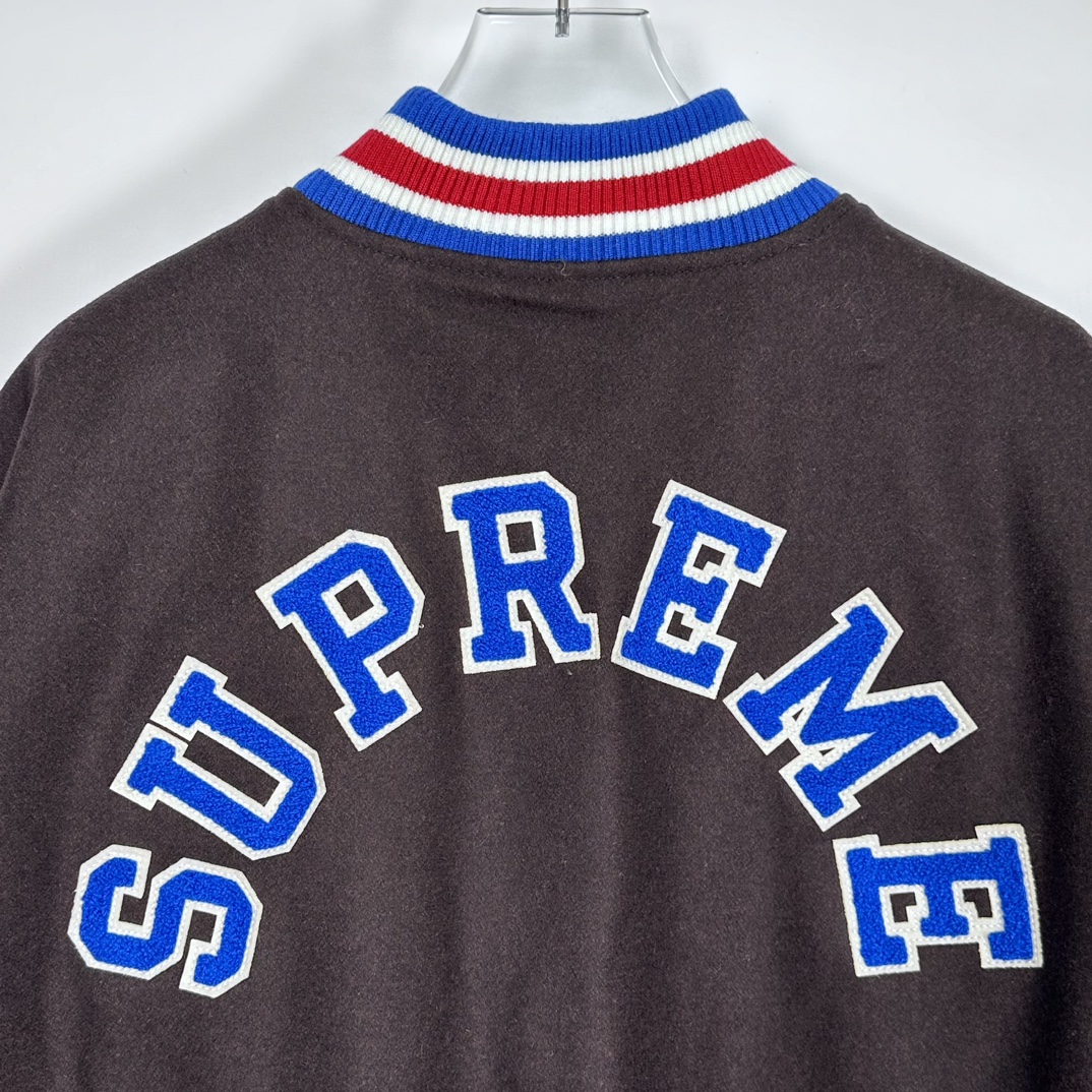 S*prem3 tiger varsity jacket 2023