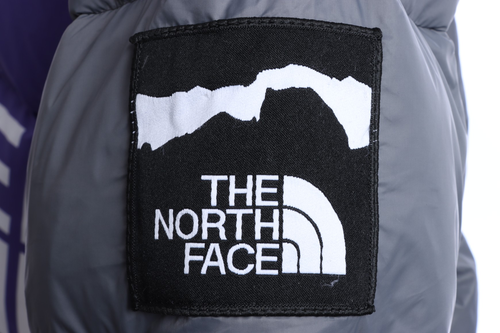 the n0*h F**e colorful snow mountain print down jacket 2021