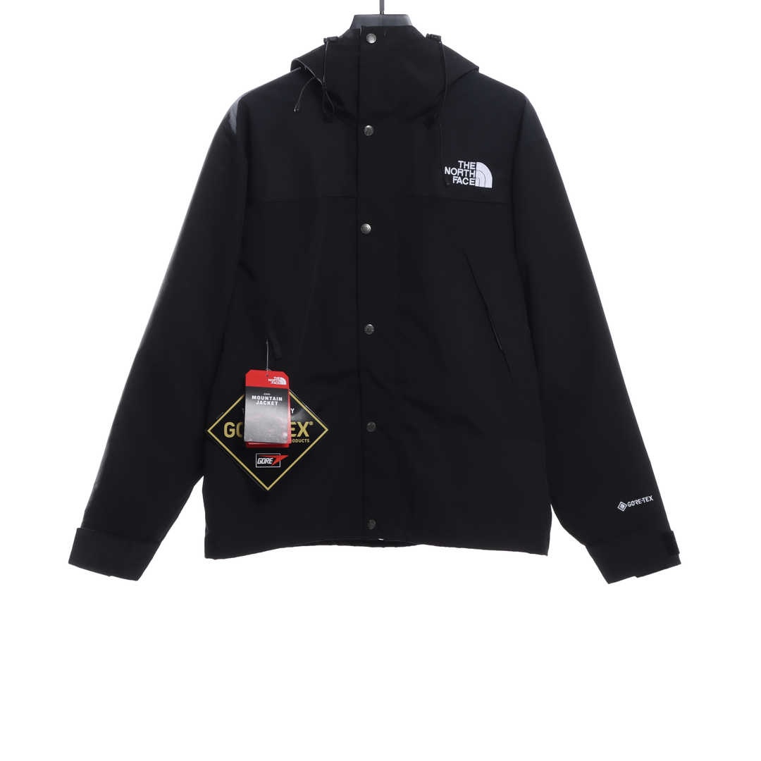 the n0*h F**e contrast color stitching jacket
