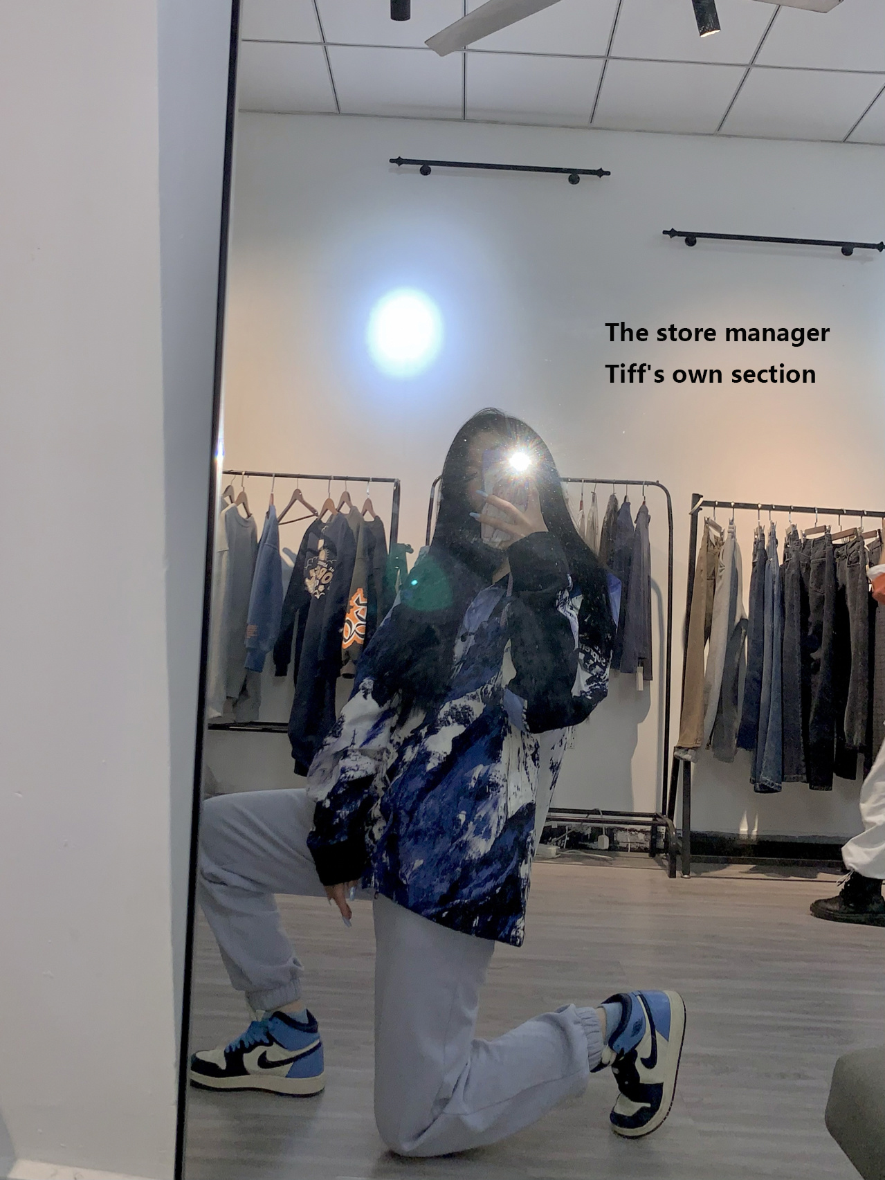 S*prem3 the n0*h f**e mountain parka blue/white