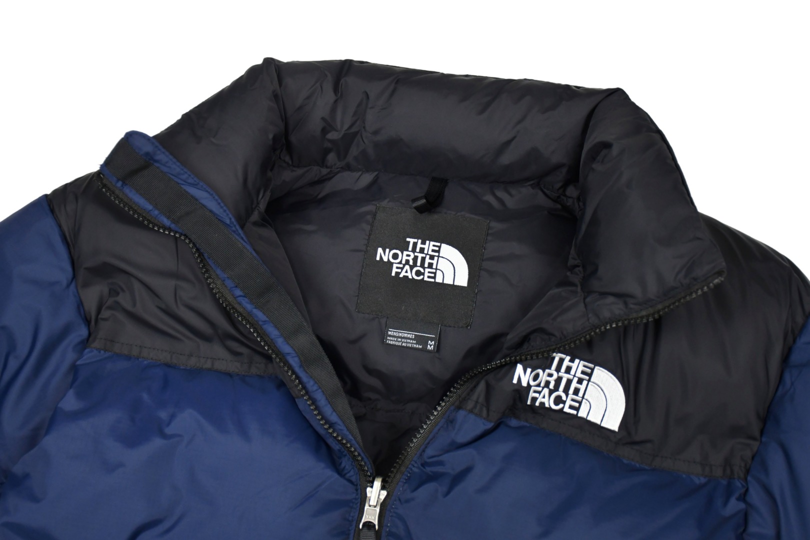 the n0*h f**e t*f  1996 down jacket navy