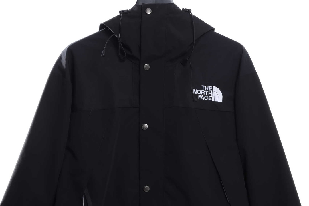 the n0*h F**e contrast color stitching jacket