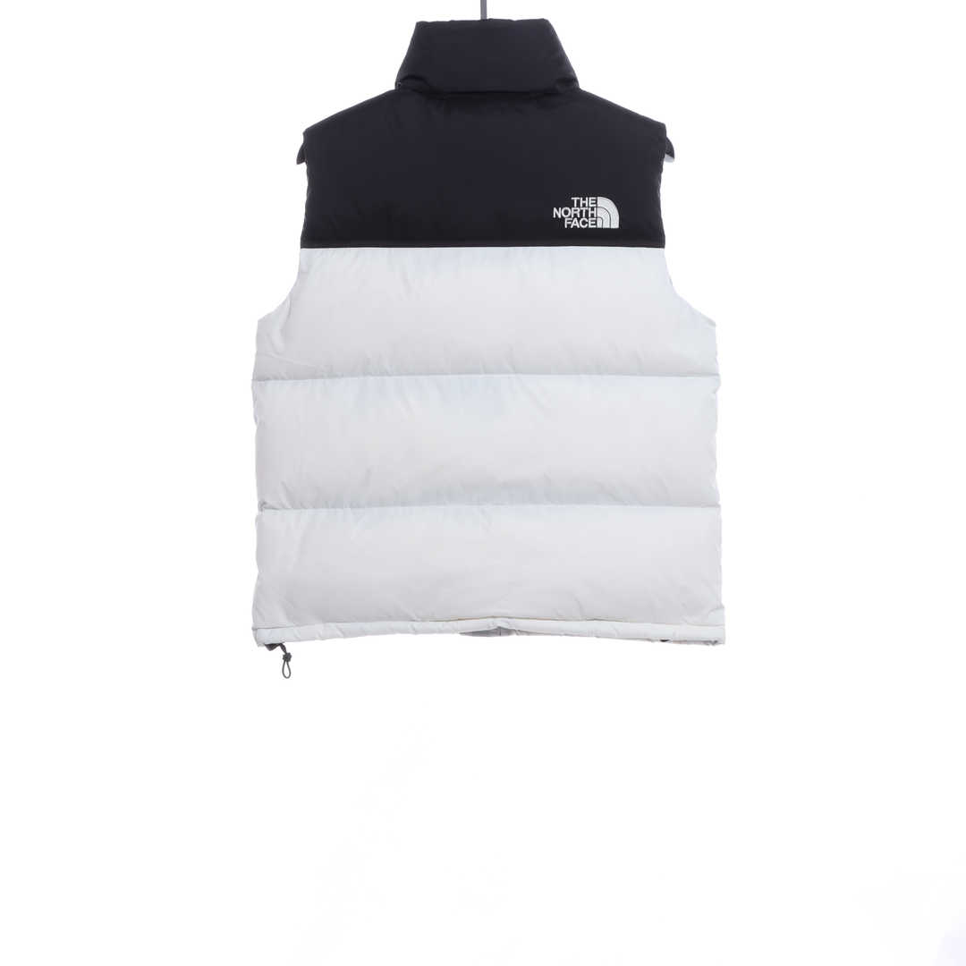 t*f 1996 basic down vest white