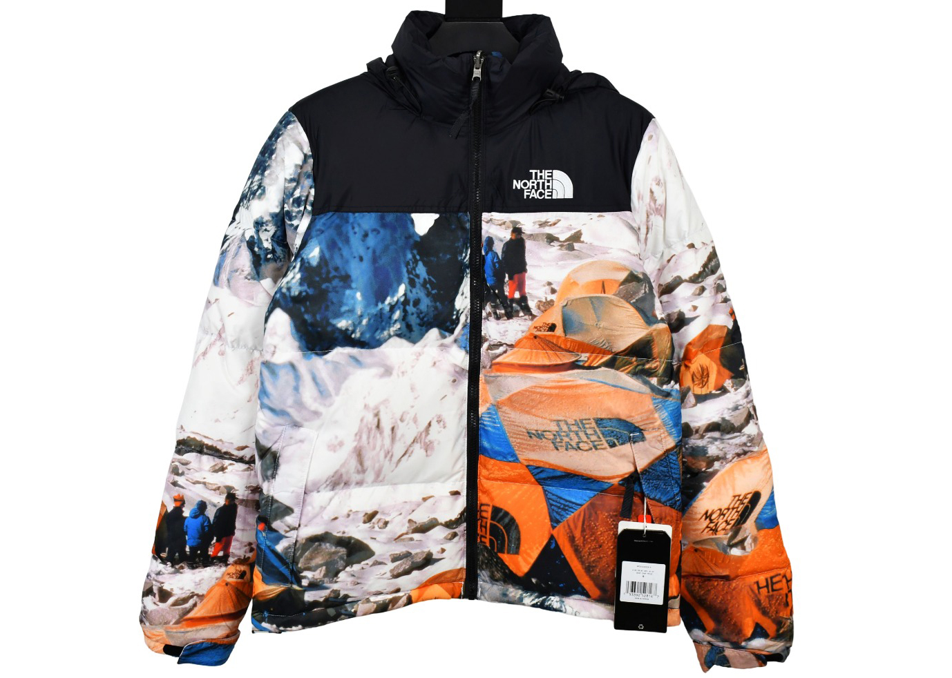 the n0*h f**e t*f × invincible printed mountain jacket